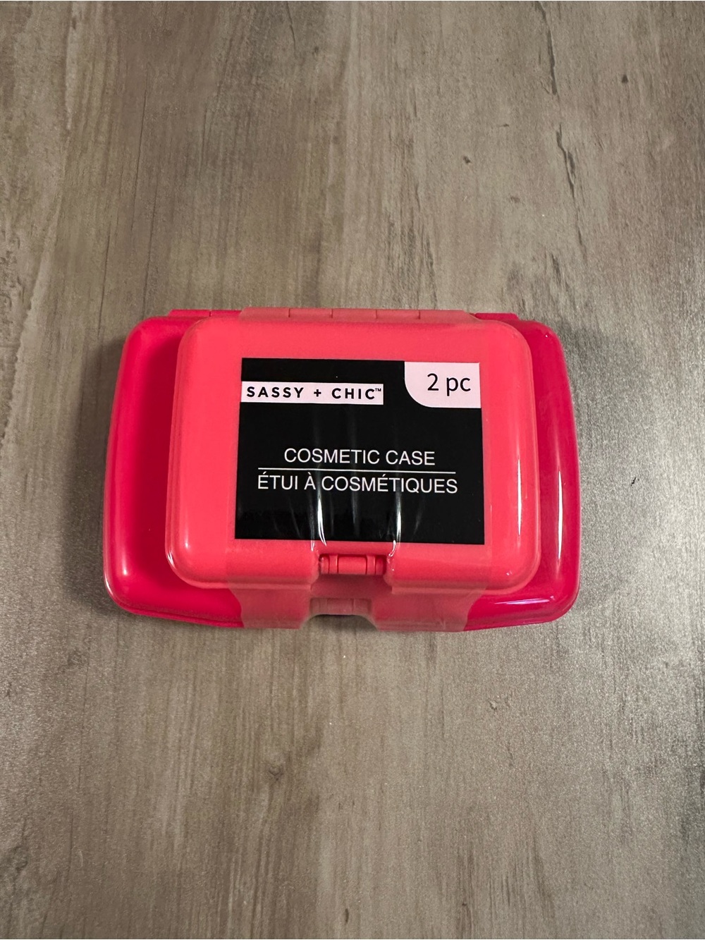 Bright pink Cosmetic Cases NWT